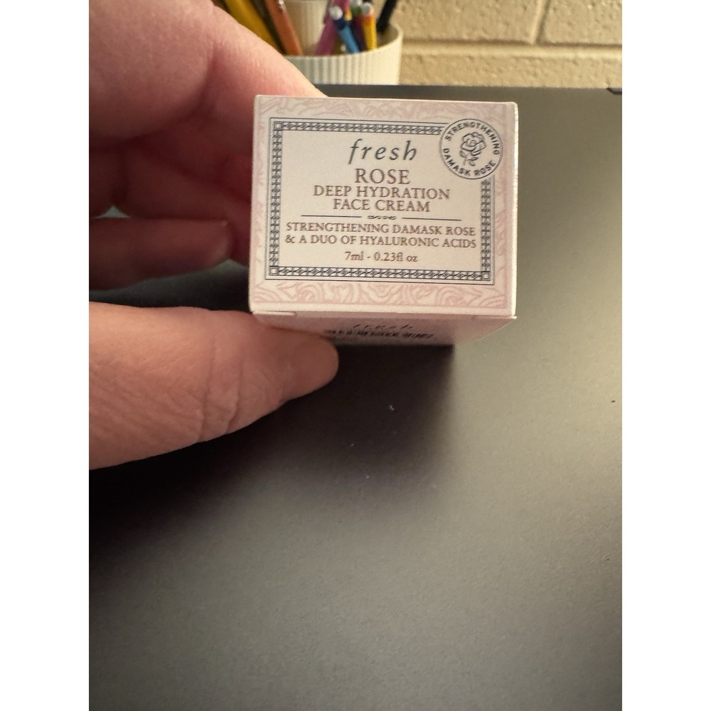 FRESH Rose Deep Hydration Face Cream Mini 0.23oz 7ml Travel Size - New!